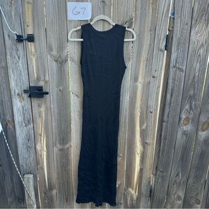 Good American Black Maxi Dress Size XL